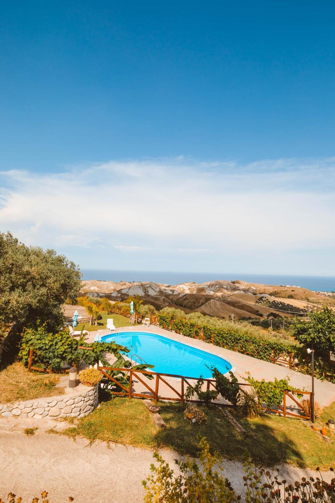 Calami - Villa Romeo - Private Apartments With Pool, Seaview & Olive Grove Santa Caterina Dello Ionio Marina Екстер'єр фото